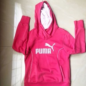 Pink puma hoodie